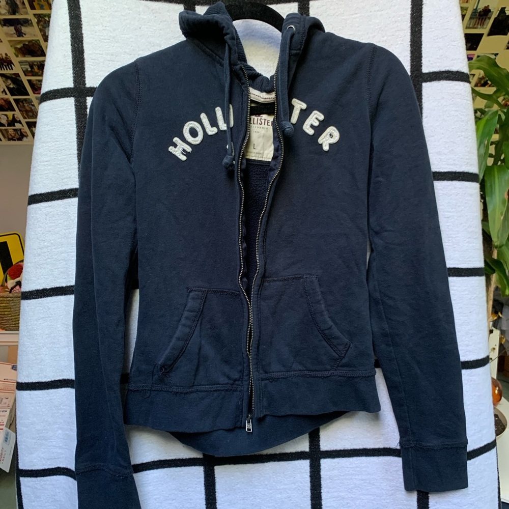 Hollister zip up hoodie